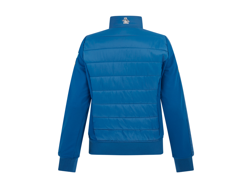 Penguin W Full Zip Mixed Media Puffer