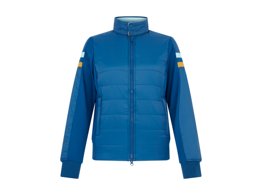 Penguin W Full Zip Mixed Media Puffer