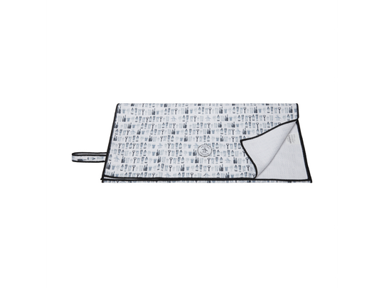 Penguin Tonal Drinks Waffle Towel