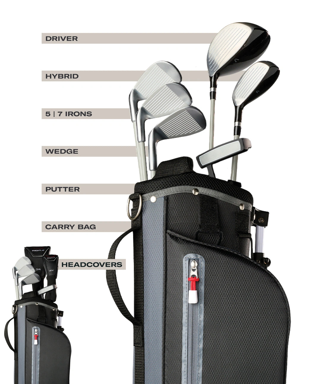 Wilson Profile 2026 Junior Large 11-14 Complete Set